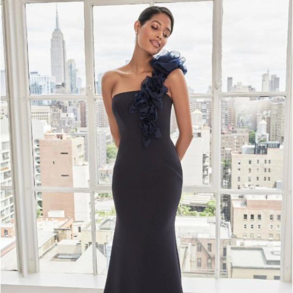 Morilee MGNY 73108 Navy Evening Gown